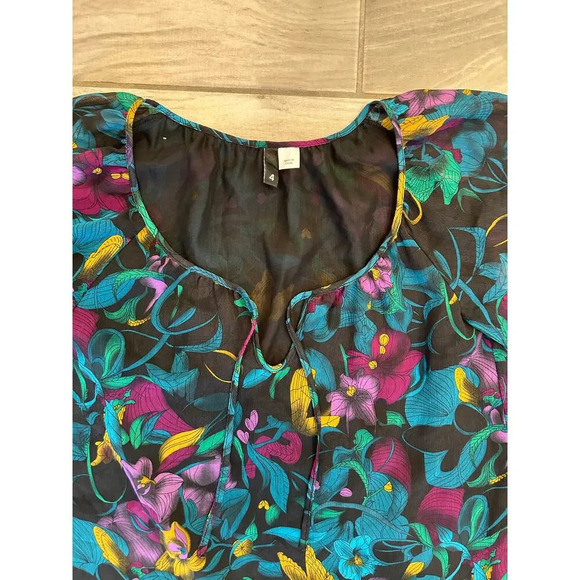 Divided Whimsical Mini Dress Size 4 - Picture 3 of 6